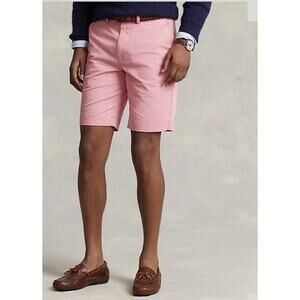 Polo Ralph Lauren Chino Stretch Cotton Classic Fit Shorts Size 31 Men Pink